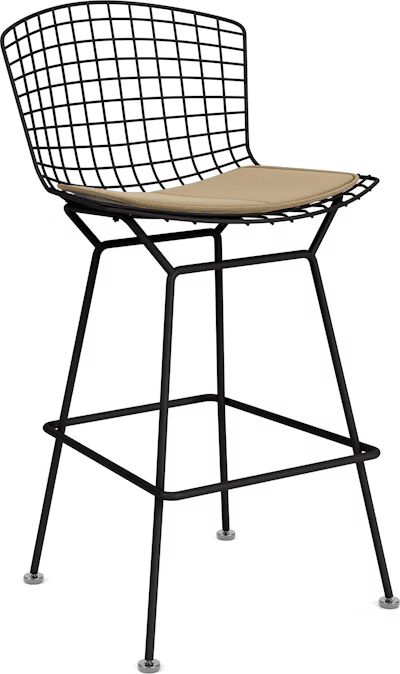 Bertoia Stool with Seat Pad bar seating Knoll 