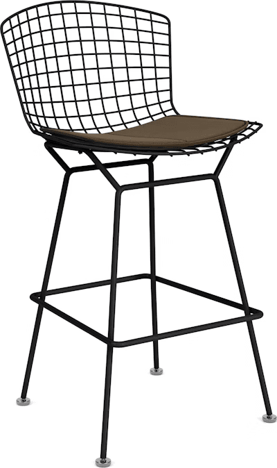Bertoia Stool with Seat Pad bar seating Knoll 