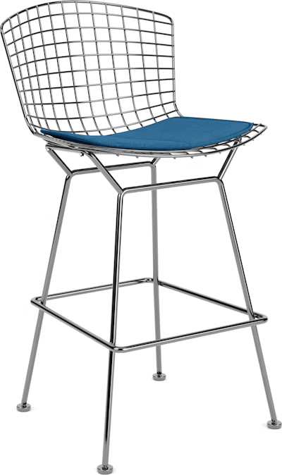 Bertoia Stool with Seat Pad bar seating Knoll 
