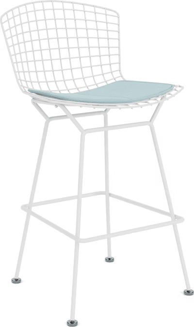 Bertoia Stool with Seat Pad bar seating Knoll 