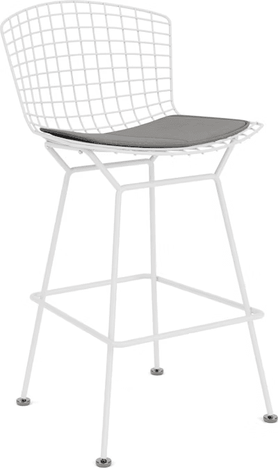Bertoia Stool with Seat Pad bar seating Knoll 