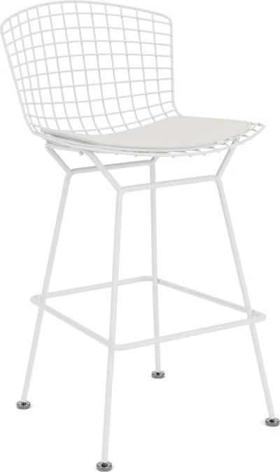 Bertoia Stool with Seat Pad bar seating Knoll 
