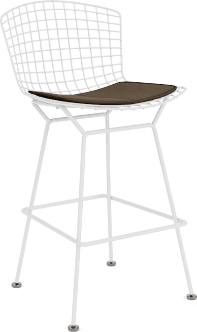 Bertoia Stool with Seat Pad bar seating Knoll 