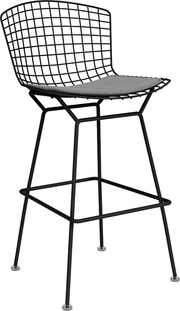Bertoia Stool with Seat Pad bar seating Knoll 