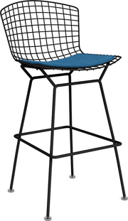 Bertoia Stool with Seat Pad bar seating Knoll 
