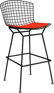 Bertoia Stool with Seat Pad bar seating Knoll 