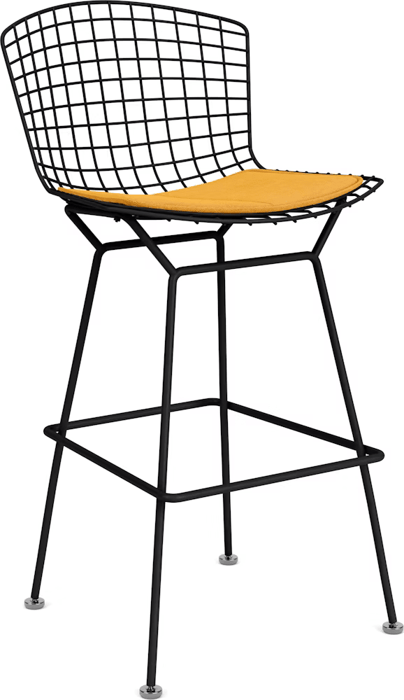Bertoia Stool with Seat Pad bar seating Knoll 