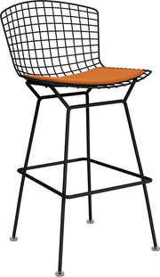Bertoia Stool with Seat Pad bar seating Knoll 