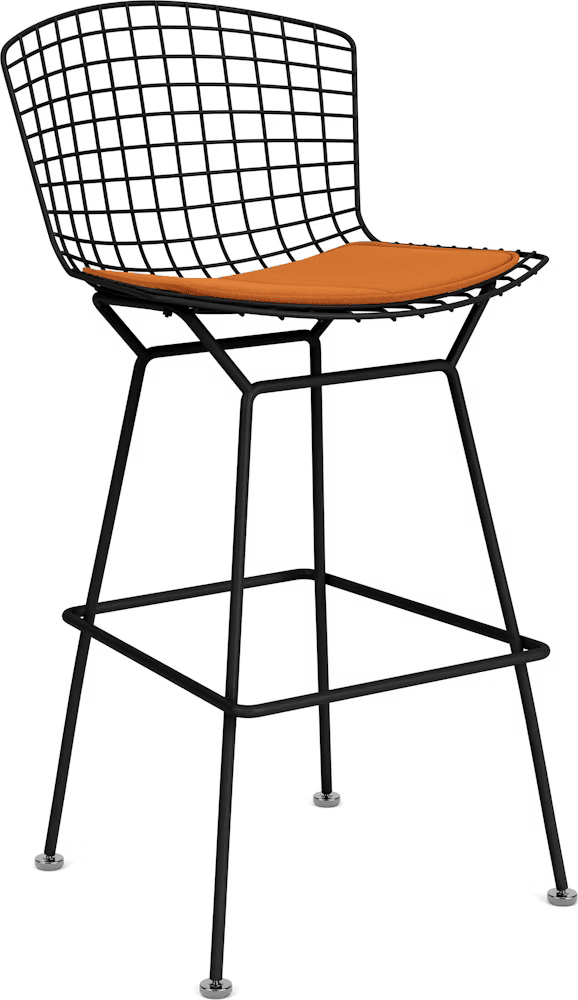Bertoia Stool with Seat Pad bar seating Knoll 