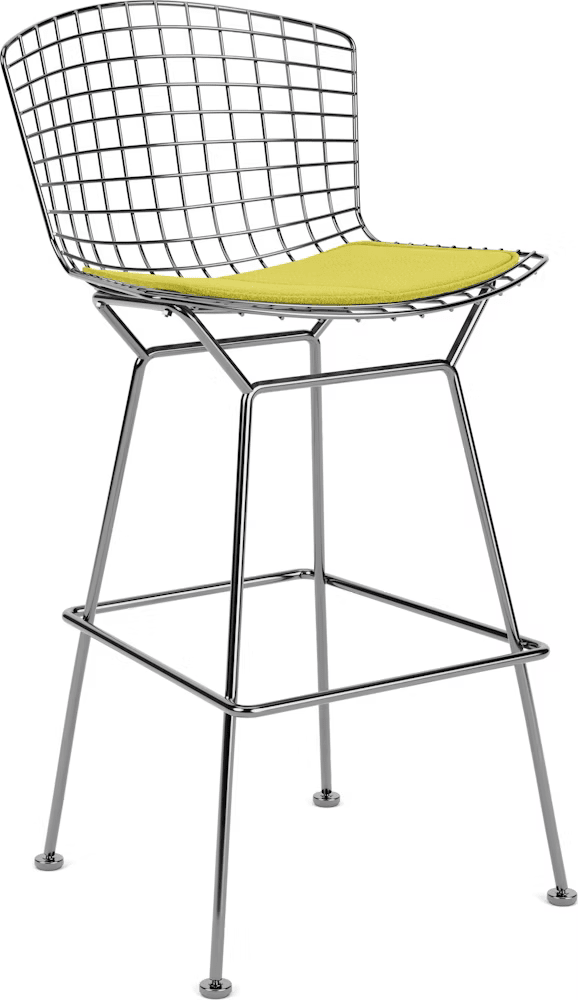 Bertoia Stool with Seat Pad bar seating Knoll 