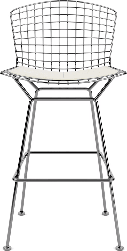 Bertoia Stool with Seat Pad bar seating Knoll 