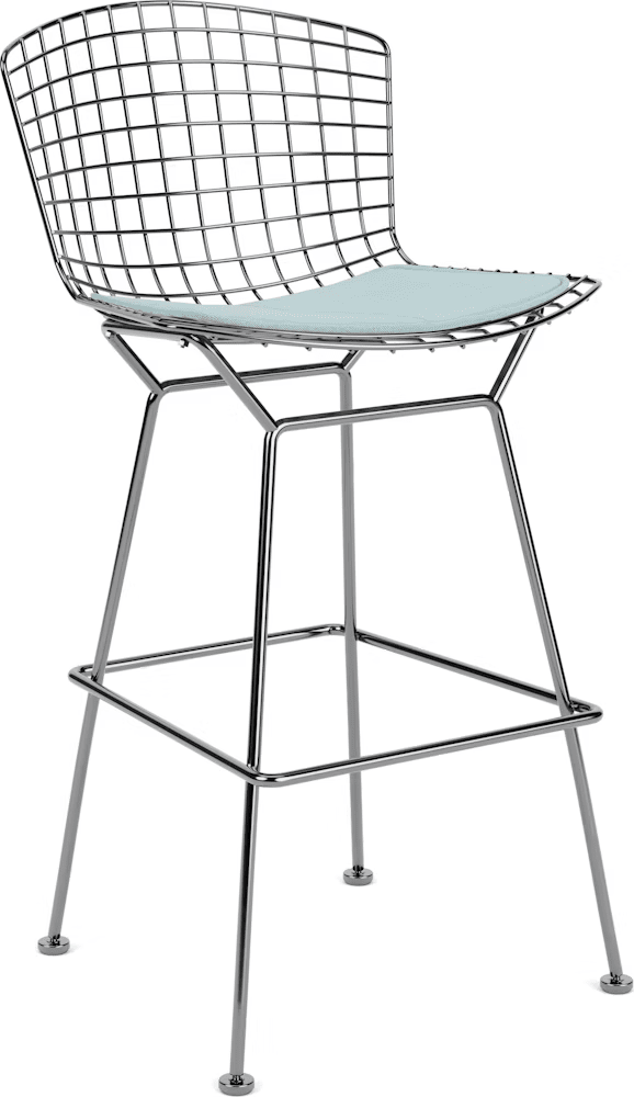 Bertoia Stool with Seat Pad bar seating Knoll 