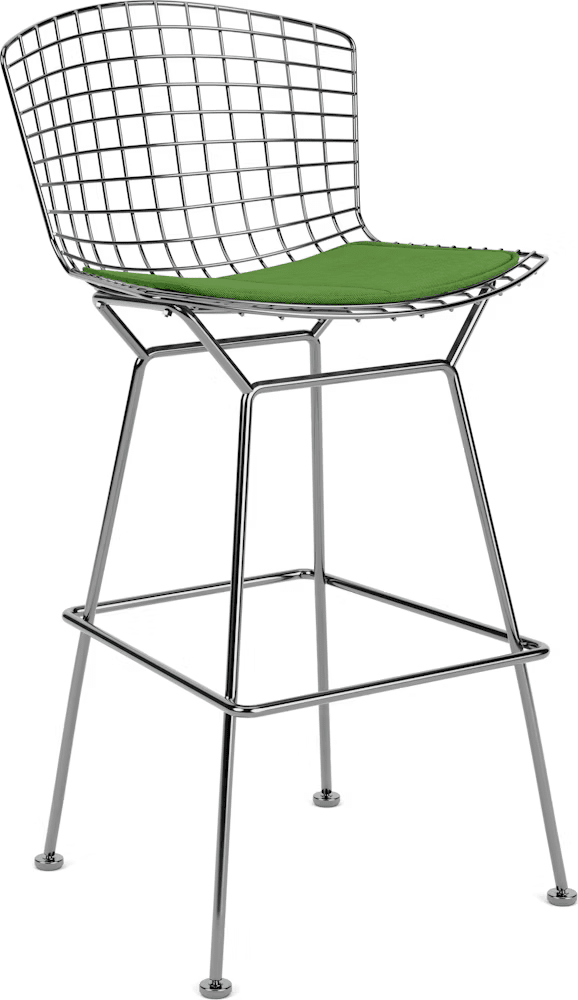 Bertoia Stool with Seat Pad bar seating Knoll 