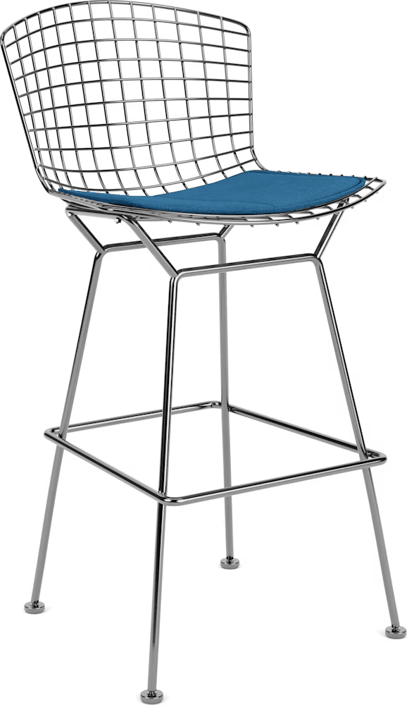 Bertoia Stool with Seat Pad bar seating Knoll 