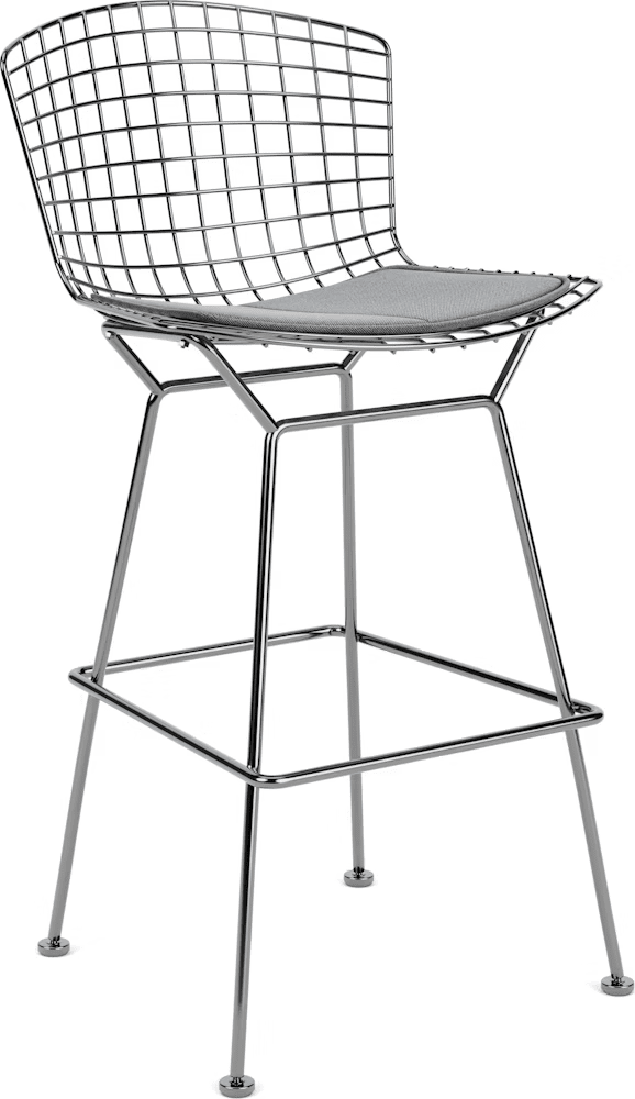 Bertoia Stool with Seat Pad bar seating Knoll 