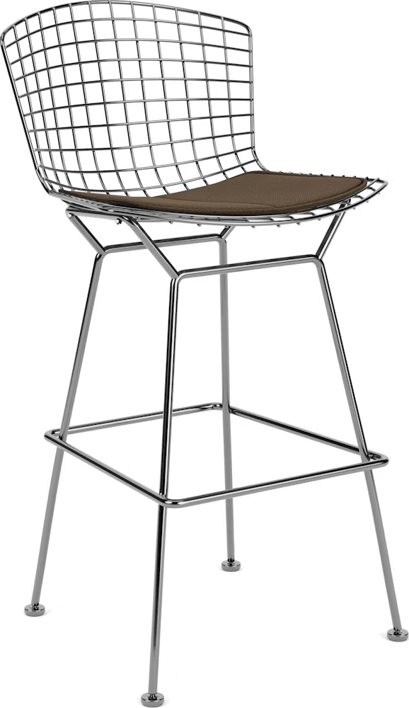 Bertoia Stool with Seat Pad bar seating Knoll 