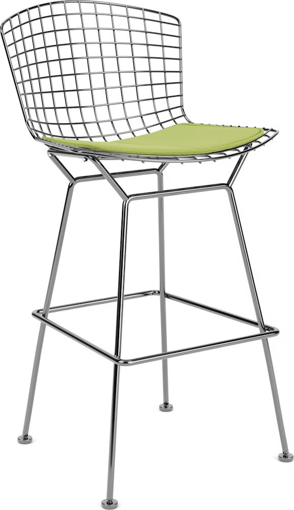 Bertoia Stool with Seat Pad bar seating Knoll 