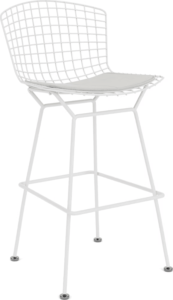Bertoia Stool with Seat Pad bar seating Knoll 
