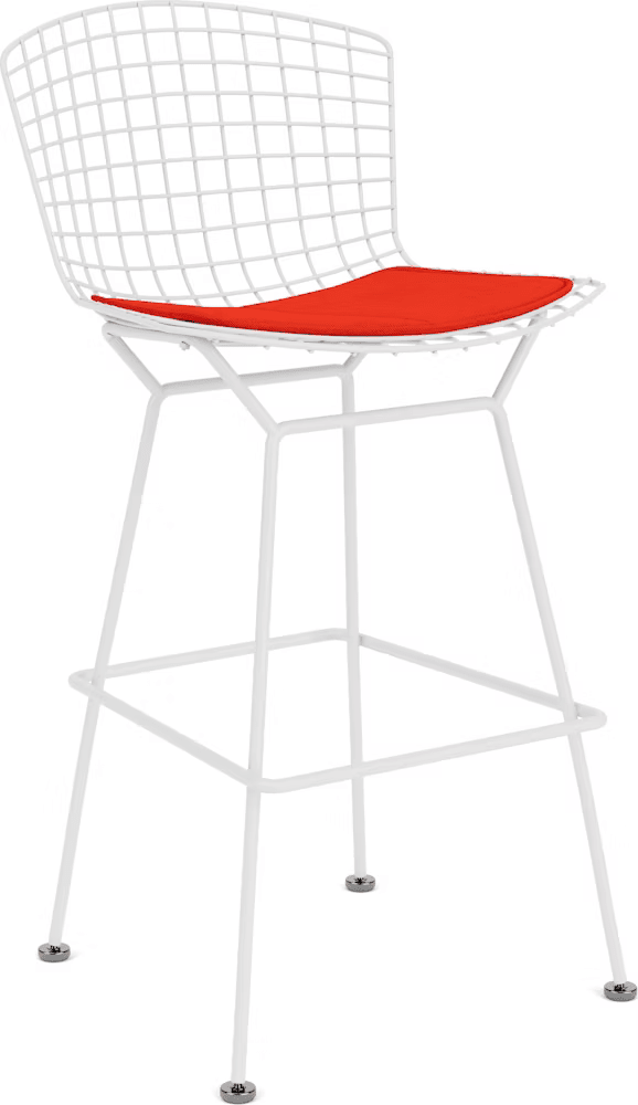 Bertoia Stool with Seat Pad bar seating Knoll 