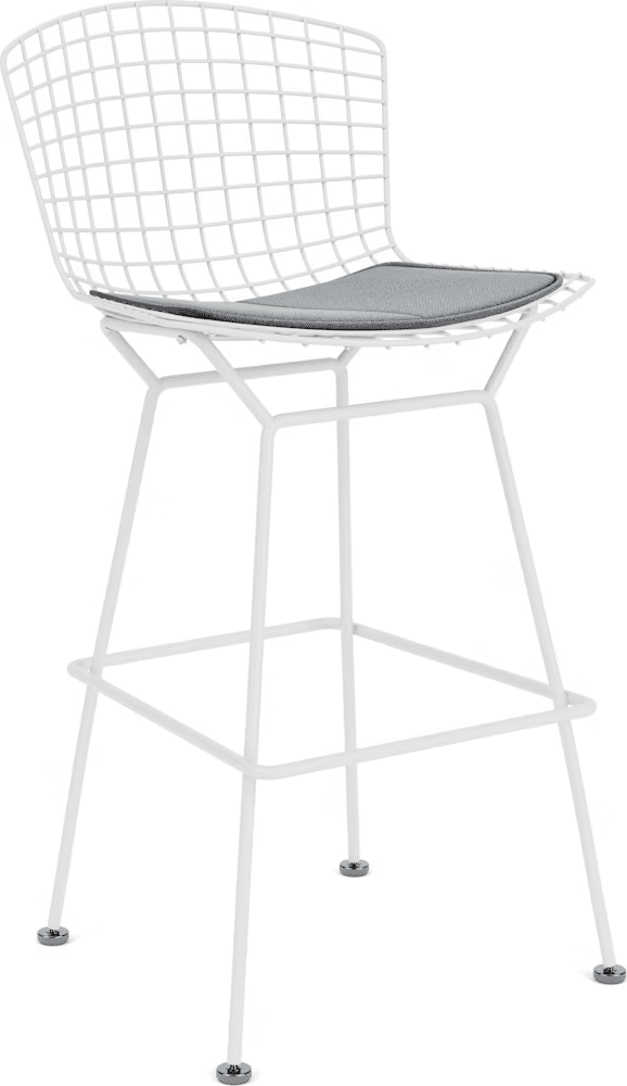 Bertoia Stool with Seat Pad bar seating Knoll 