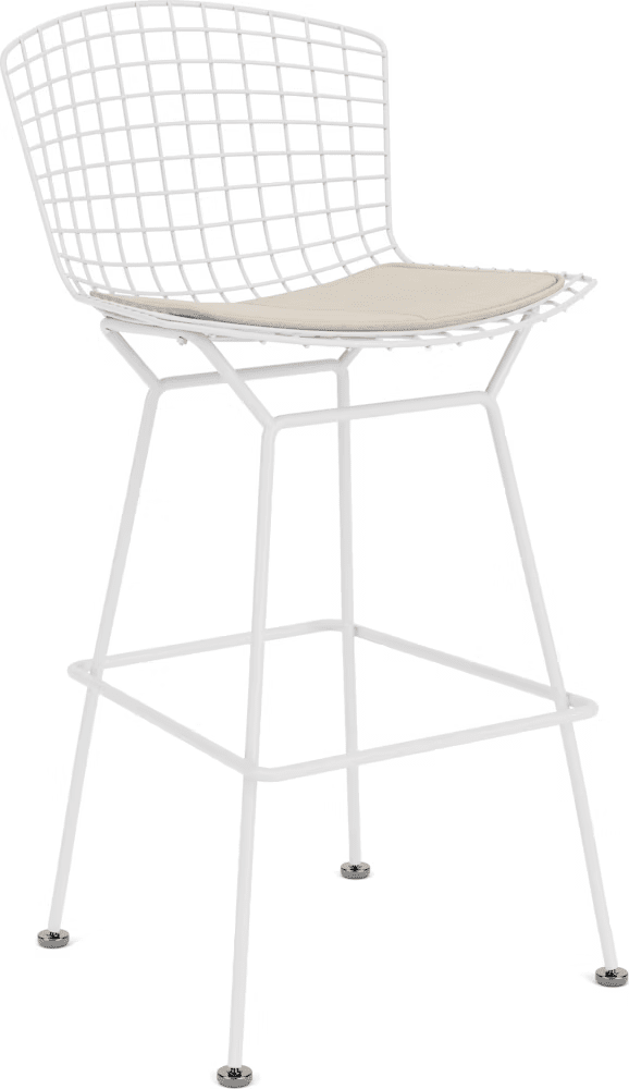 Bertoia Stool with Seat Pad bar seating Knoll 