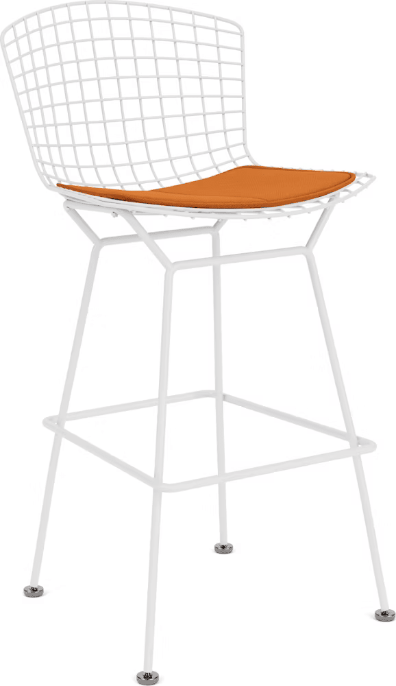 Bertoia Stool with Seat Pad bar seating Knoll 