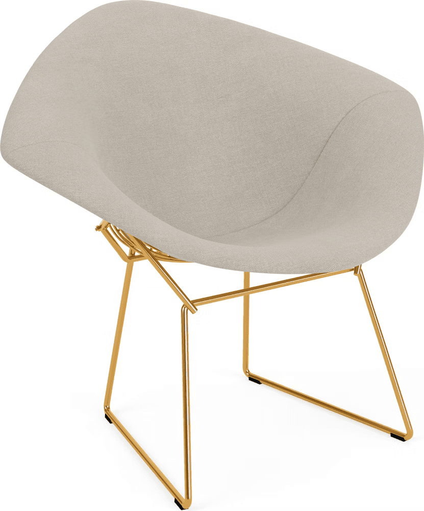 Bertoia Small Diamond Chair with Full Cover lounge chair Knoll 
