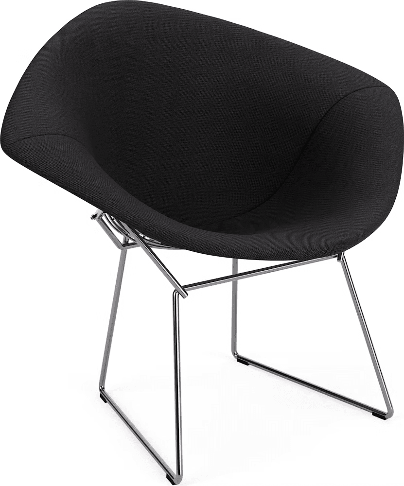 Bertoia Small Diamond Chair with Full Cover lounge chair Knoll 