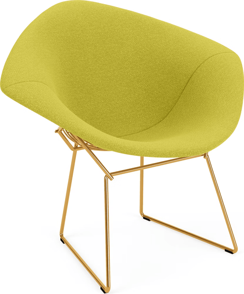 Bertoia Small Diamond Chair with Full Cover lounge chair Knoll 