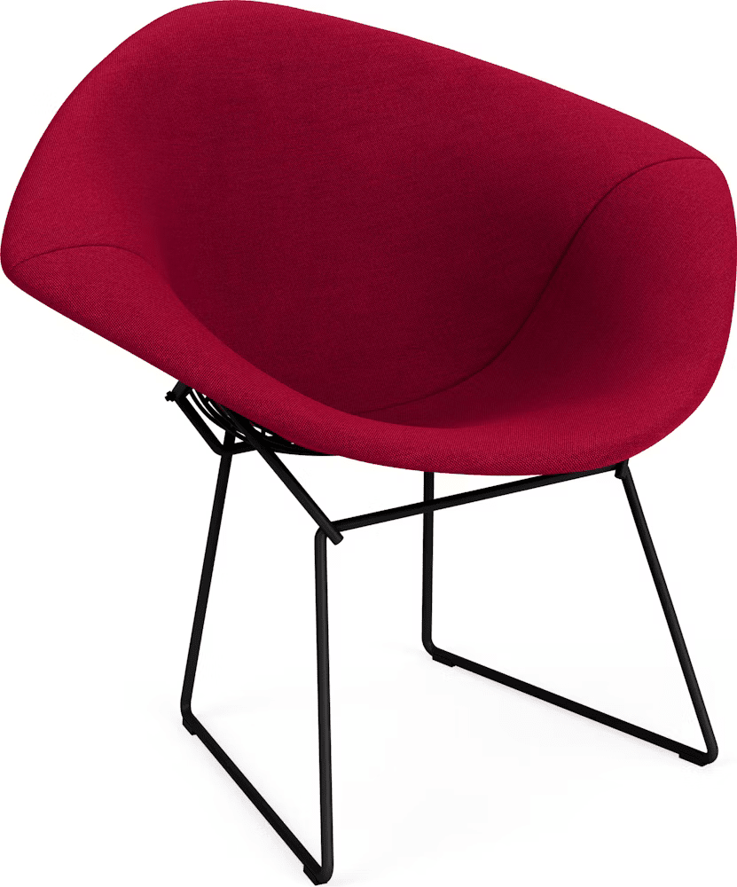 Bertoia Small Diamond Chair with Full Cover lounge chair Knoll 