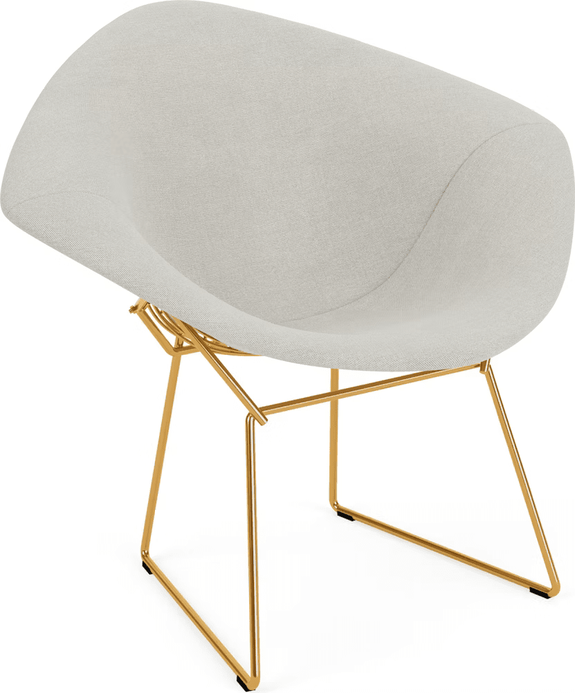 Bertoia Small Diamond Chair with Full Cover lounge chair Knoll 