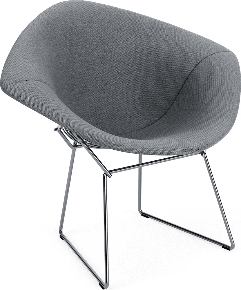 Bertoia Small Diamond Chair with Full Cover lounge chair Knoll 