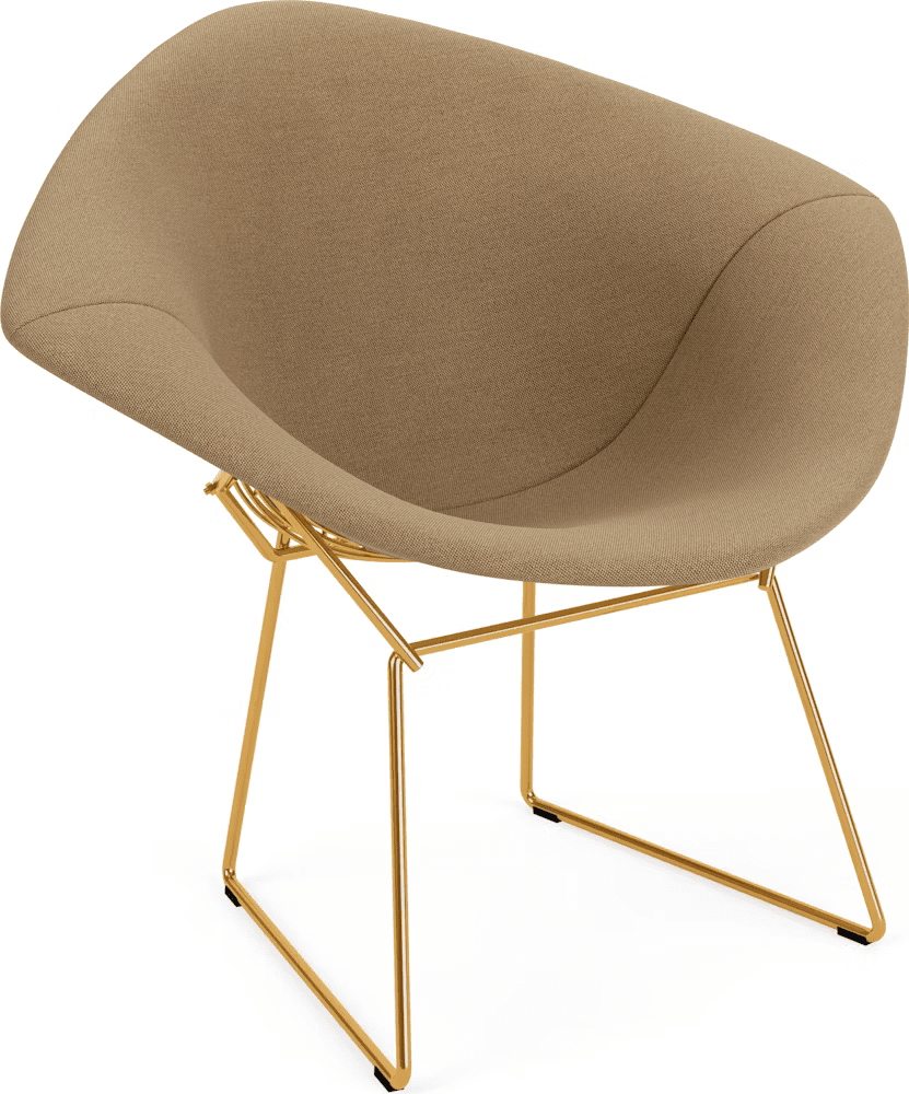 Bertoia Small Diamond Chair with Full Cover lounge chair Knoll 