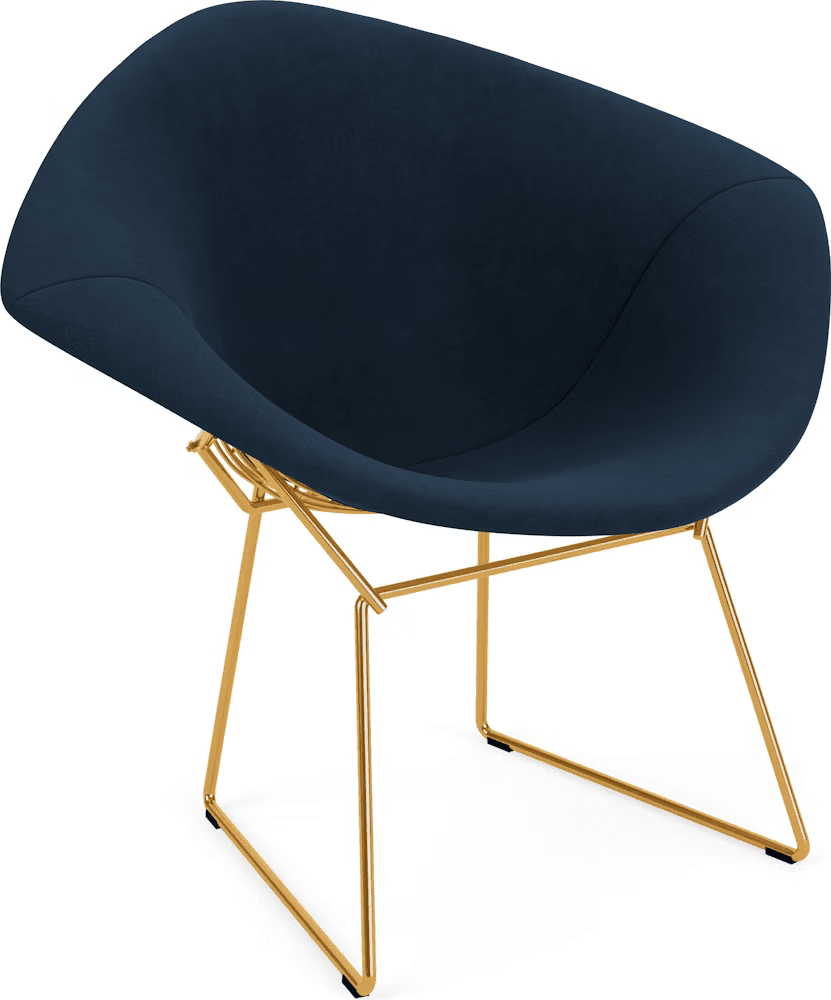Bertoia Small Diamond Chair with Full Cover lounge chair Knoll 