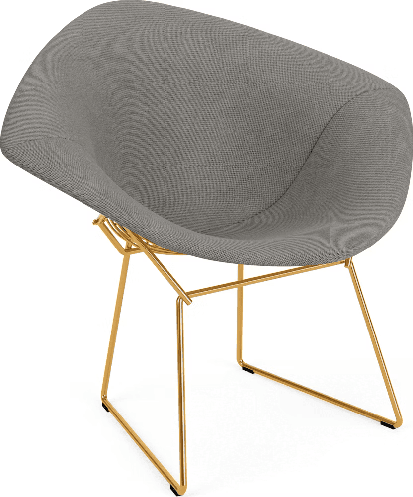 Bertoia Small Diamond Chair with Full Cover lounge chair Knoll 
