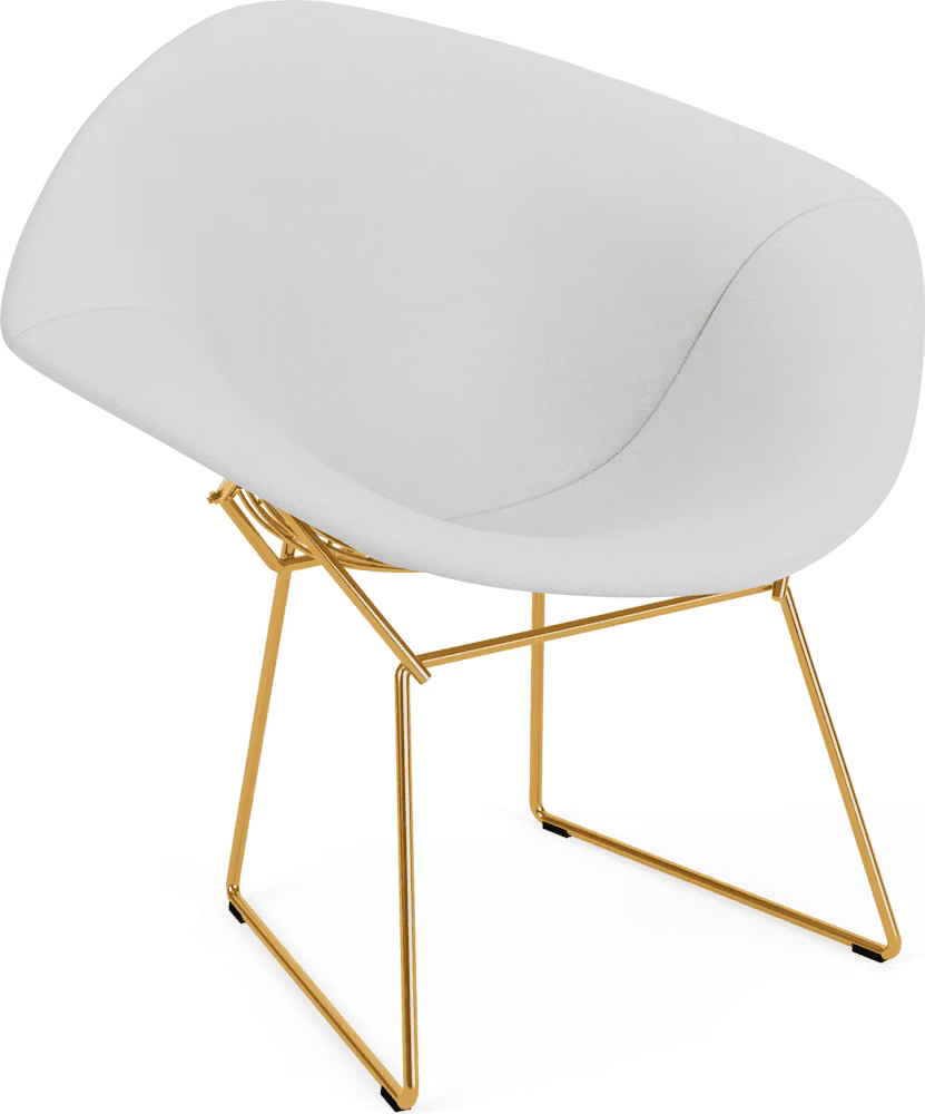 Bertoia Small Diamond Chair with Full Cover lounge chair Knoll 