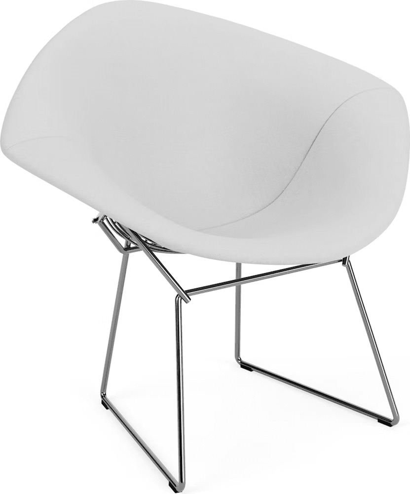 Bertoia Small Diamond Chair with Full Cover lounge chair Knoll 