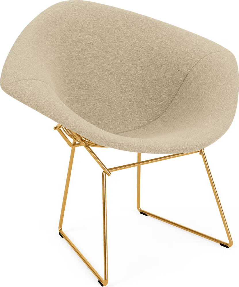 Bertoia Small Diamond Chair with Full Cover lounge chair Knoll 