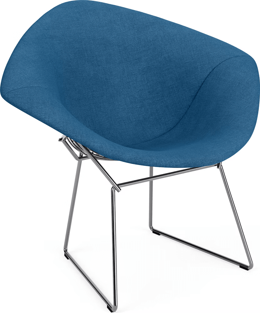 Bertoia Small Diamond Chair with Full Cover lounge chair Knoll 