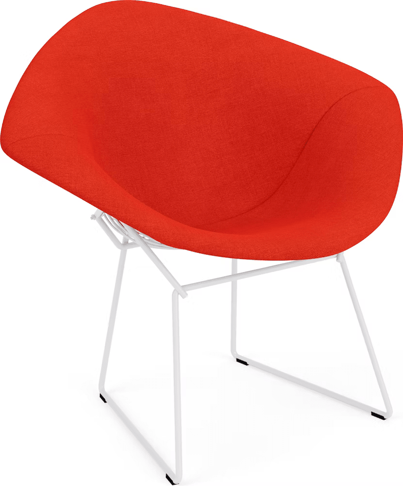 Bertoia Small Diamond Chair with Full Cover lounge chair Knoll 