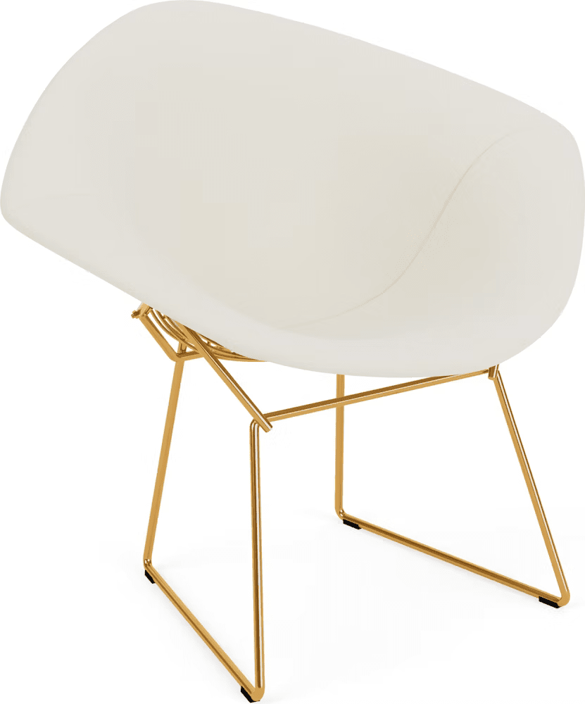 Bertoia Small Diamond Chair with Full Cover lounge chair Knoll 