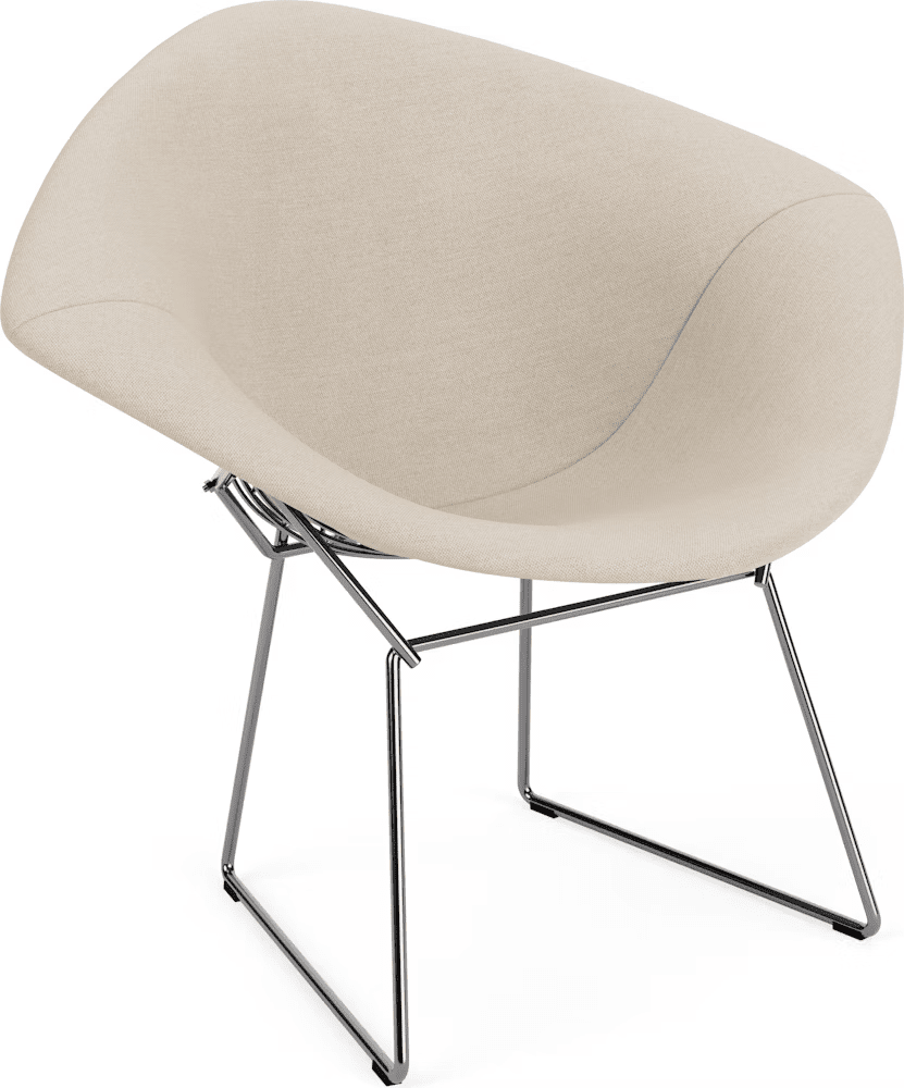Bertoia Small Diamond Chair with Full Cover lounge chair Knoll 