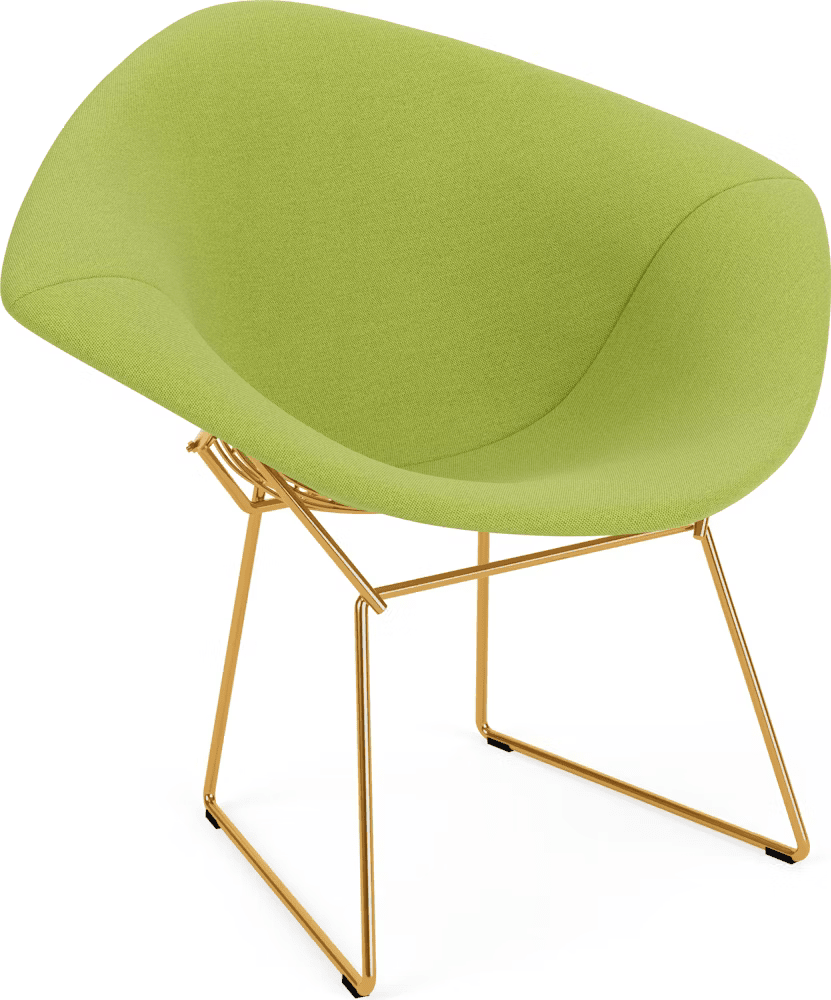 Bertoia Small Diamond Chair with Full Cover lounge chair Knoll 