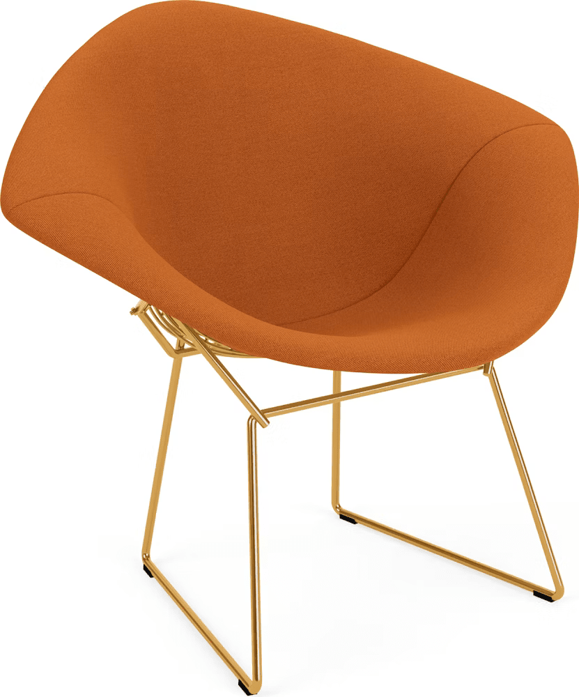Bertoia Small Diamond Chair with Full Cover lounge chair Knoll 