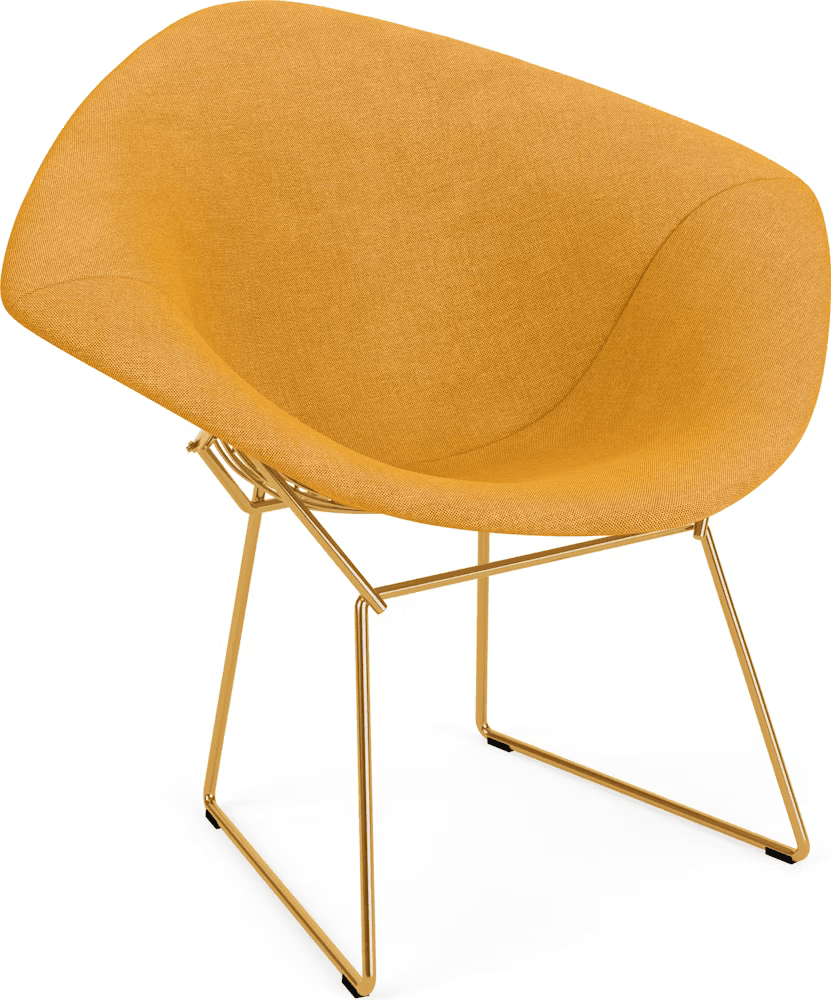 Bertoia Small Diamond Chair with Full Cover lounge chair Knoll 