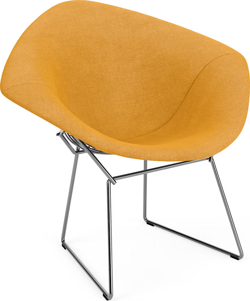 Bertoia Small Diamond Chair with Full Cover lounge chair Knoll 