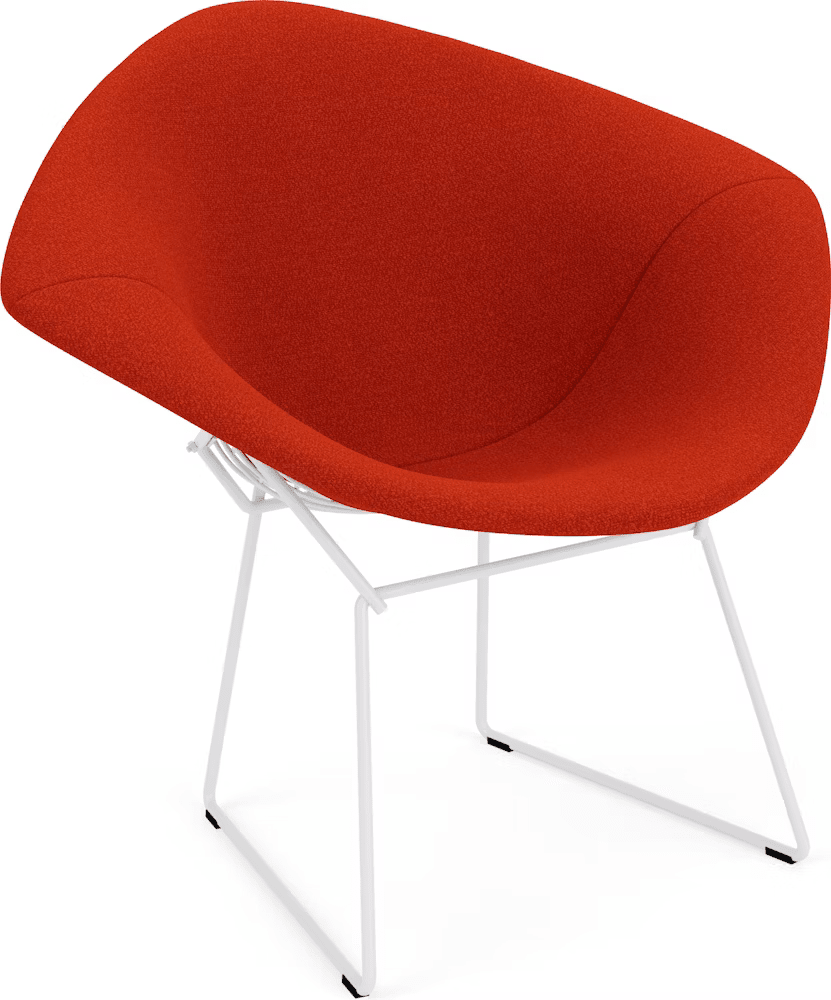 Bertoia Small Diamond Chair with Full Cover lounge chair Knoll 