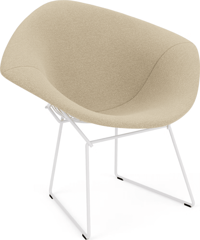 Bertoia Small Diamond Chair with Full Cover lounge chair Knoll 