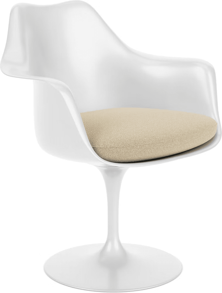 Saarinen Tulip Arm Chair Upholstered Side/Dining Knoll 