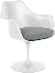 Saarinen Tulip Arm Chair Upholstered Side/Dining Knoll 